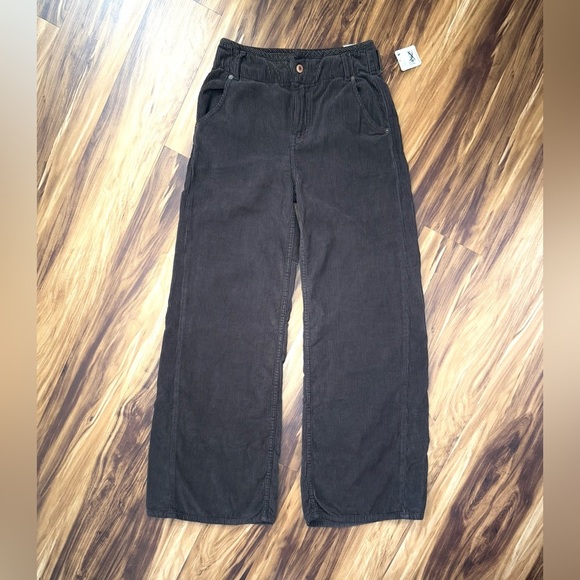New Free People Harlow Wide Leg Corduroy Pants - Picture 4 of 8